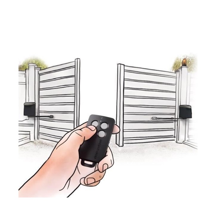 Motorisation 24V a bras articulés pour portail battant - OpenGate 2 - SCS SENTINEL