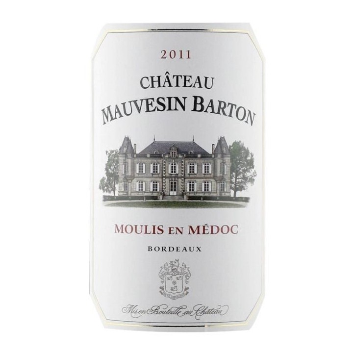 Château Mauvesin Barton 2011 Moulis en Médoc - Vin rouge de Bordeaux