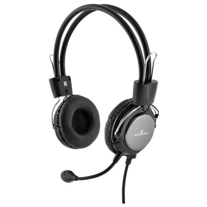 Casque-Micro - BLUESTORK - MC201 - Compatible Windows/Mac/Smartphone/Tablette