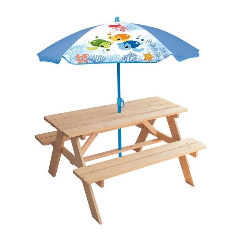 Mobilier de jardin - FUN HOUSE - Table pique-nique en bois Ma Petite C Mobilier de jardin - FUN HOUSE - Table pique-nique en bois Ma Petite C