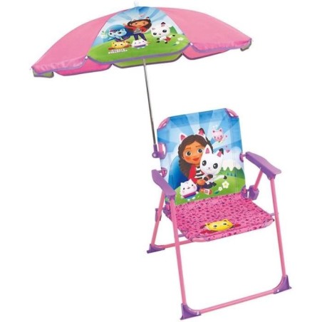 Mobilier de jardin - FUN HOUSE - Chaise pliante Gabby et la Maison Mag