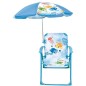 Mobilier de jardin - FUN HOUSE - Chaise Ma Petite Carapace Tortue H.53 x L.38,5 x P.37,5 cm avec parasol 65 cm - Pour enfant !