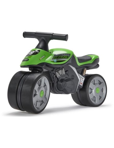 Draisienne pour enfant Falk - Baby Moto Team Bud Racing - 2 roues - roues silencieuses