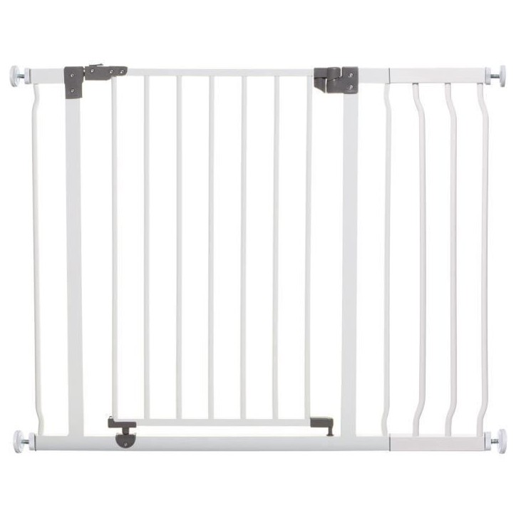 Barriere de sécurité et extension 18 cm - DREAMBABY - LIBERTY - 1 barriere + 1 extension - 93-99 cm - Blanc Barriere de sécurité et extension 18 cm - DREAMBABY - LIBERTY - 1 barriere + 1 extension - 93-99 cm - Blanc