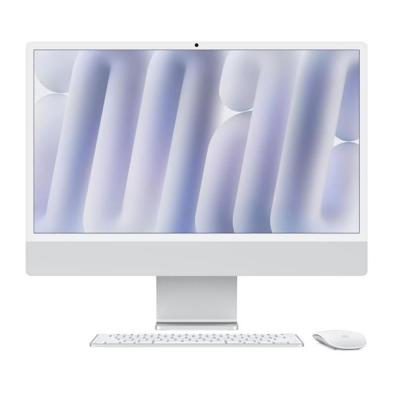Apple iMac 24 ecran retina 4,5K 512Go SSD 24Go RAM Puce M4 CPU 10 coeu