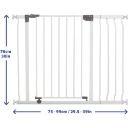 Barriere de sécurité et extension 18 cm - DREAMBABY - LIBERTY - 1 ba