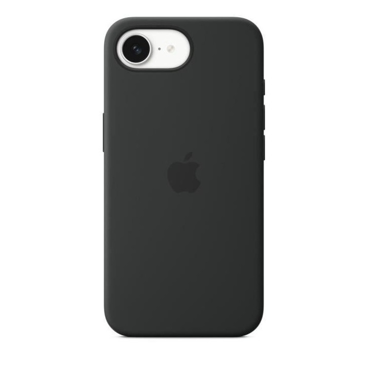 APPLE iPhone 16 E - Coque en silicone - Noir
