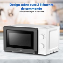 Four micro onde MEDION MD 11475 - Noir et blanc