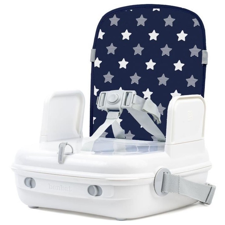 Réhausseur bébé pour table a manger - BENBAT - Portable et lavable - Facile a plier - Harnais de sécurité réglable - Marin Réhausseur bébé pour table a manger - BENBAT - Portable et lavable - Facile a plier - Harnais de sécurité réglable - Marin