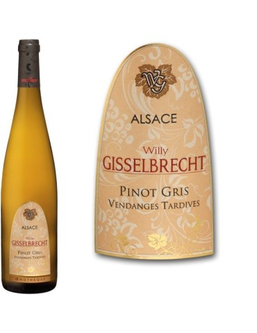 Gisselbrecht 2016 Pinot Gris Vendanges Tardives - Vin blanc d'Alsace