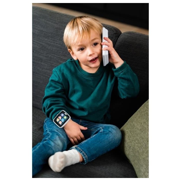 Téléphone et Montre - KD - Mon Téléphone et sa Montre Fitness - Imitation réaliste pour les tout-petits Téléphone et Montre - KD - Mon Téléphone et sa Montre Fitness - Imitation réaliste pour les tout-petits