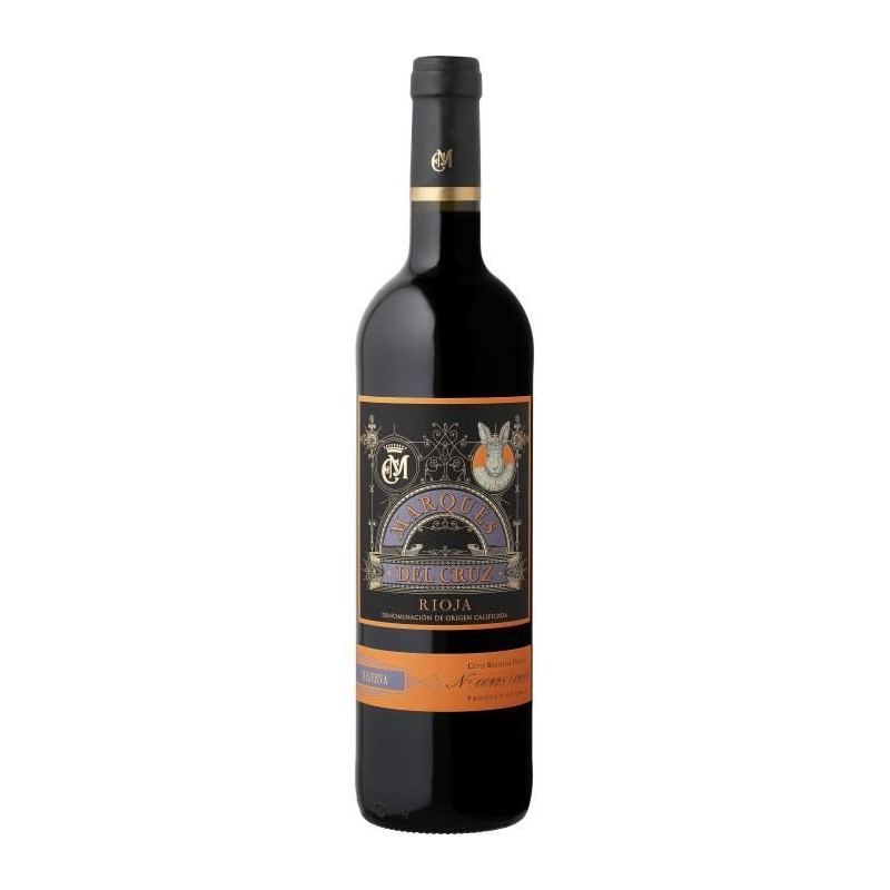Marqués Del Cruz Reserva 2016 Rioja - Vin rouge d'Italie Marqués Del Cruz Reserva 2016 Rioja - Vin rouge d'Italie