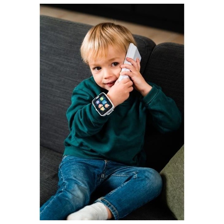 Téléphone et Montre - KD - Mon Téléphone et sa Montre Fitness - Imitation réaliste pour les tout-petits Téléphone et Montre - KD - Mon Téléphone et sa Montre Fitness - Imitation réaliste pour les tout-petits