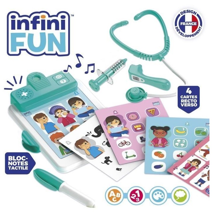 Kit Docteur - KD - Mon Kit Docteur Éducatif - Plus de 300 phrases et 15 themes éducatifs des 2 ans Kit Docteur - KD - Mon Kit Docteur Éducatif - Plus de 300 phrases et 15 themes éducatifs des 2 ans