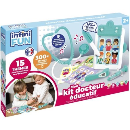 Kit Docteur - KD - Mon Kit Docteur Éducatif - Plus de 300 phrases et 15 themes éducatifs des 2 ans