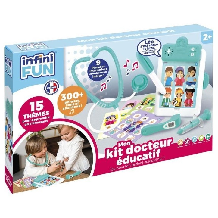 Kit Docteur - KD - Mon Kit Docteur Éducatif - Plus de 300 phrases et 15 themes éducatifs des 2 ans Kit Docteur - KD - Mon Kit Docteur Éducatif - Plus de 300 phrases et 15 themes éducatifs des 2 ans