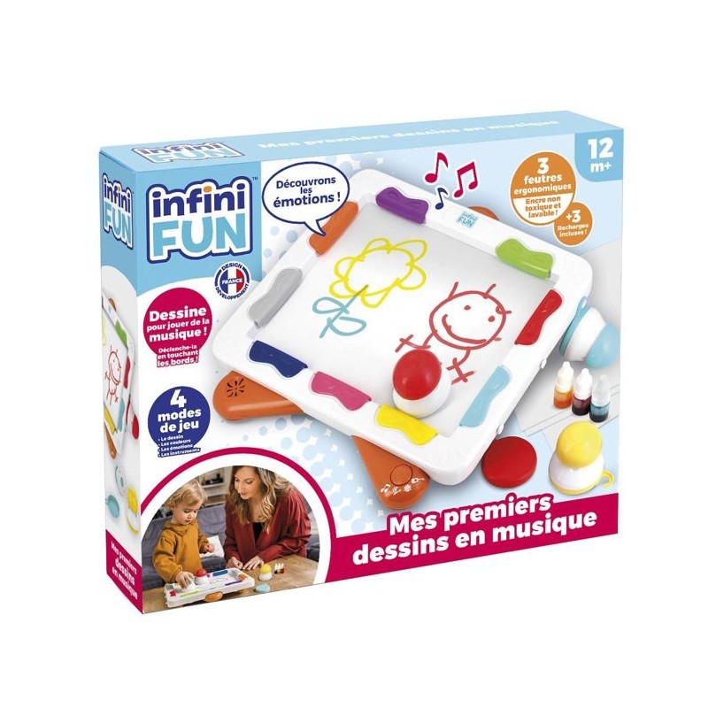 Jeu de coloriage - Infini Fun - Xylopad - Multicolore - 3 feutres ergo Jeu de coloriage - Infini Fun - Xylopad - Multicolore - 3 feutres ergo