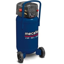 Compresseur vertical - MECAFER - 425790 - 50 L - Bleu coaxial - Sans h