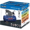 Compresseur - MECAFER - 425794 - Bleu - 50 L - 2 HP - 8 Bar