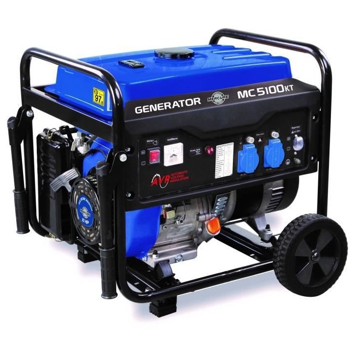 Groupe électrogene AVR 4500W - MERCURE - MC5100KT 450051 - 4500 W Groupe électrogene AVR 4500W - MERCURE - MC5100KT 450051 - 4500 W