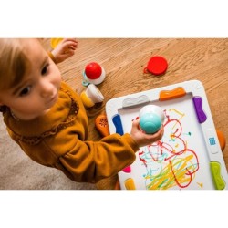 Jeu de coloriage - Infini Fun - Xylopad - Multicolore - 3 feutres ergo