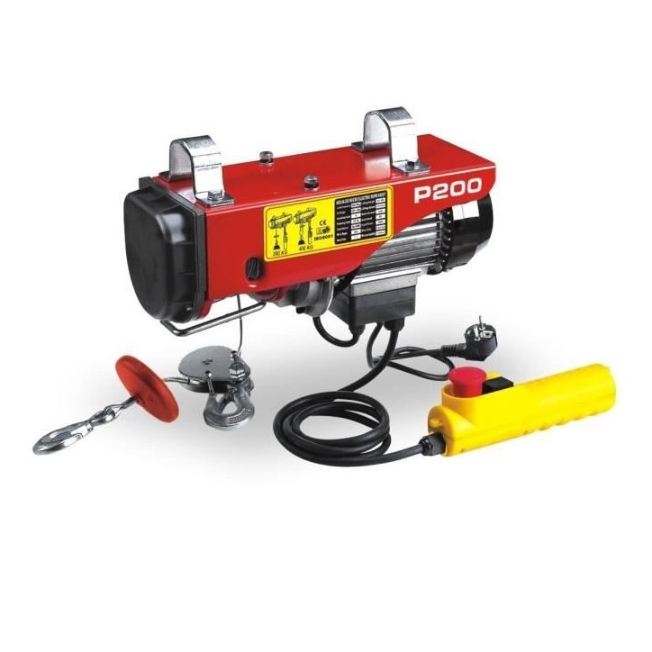 Palan électrique MECAFER P200 - 200kg - Télécommande incluse Palan électrique MECAFER P200 - 200kg - Télécommande incluse