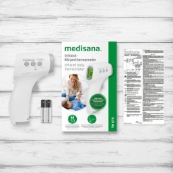 Thermemetre sans contact TM A79 medisana. Alarmes visuelle (3 couleurs