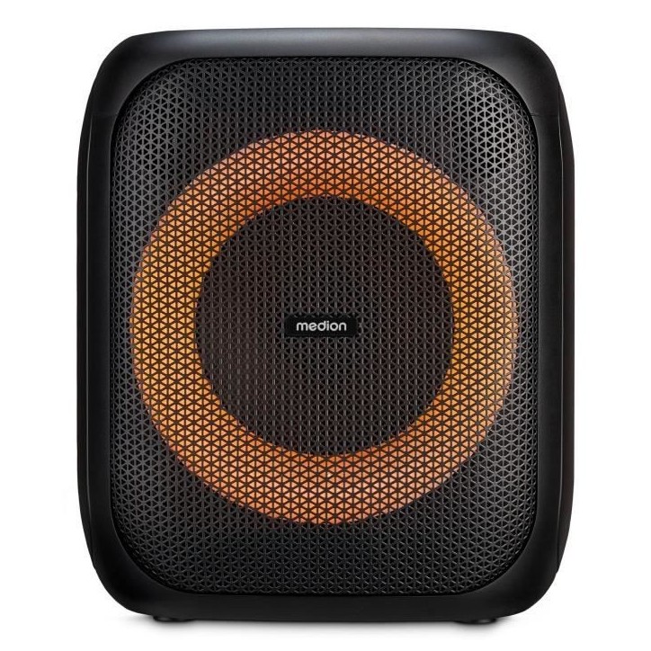 Enceinte - MEDION - Compact - 50W RMS - Anneau LED multicolore Enceinte - MEDION - Compact - 50W RMS - Anneau LED multicolore