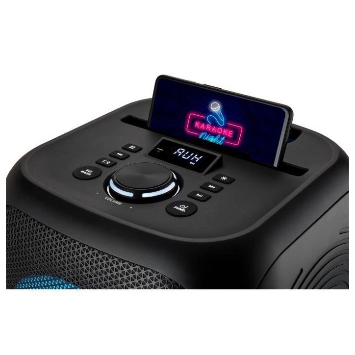 Enceinte - MEDION - Compact - 50W RMS - Anneau LED multicolore Enceinte - MEDION - Compact - 50W RMS - Anneau LED multicolore
