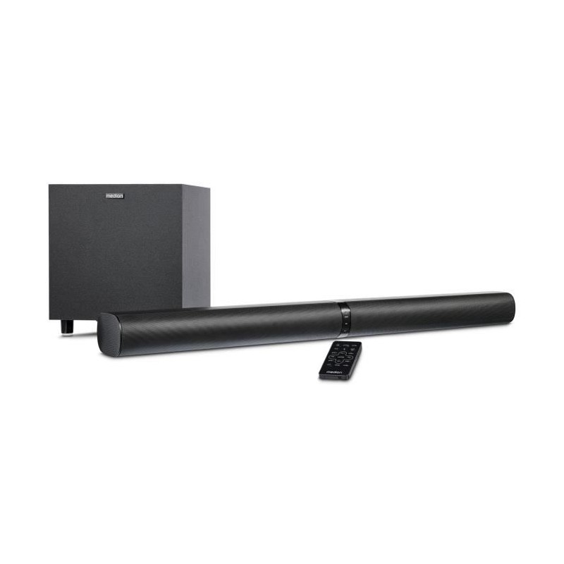 Barre de Son 2.1 - MEDION - 2x30W RMS + Sub 60W RMS - Caisson sans fil Barre de Son 2.1 - MEDION - 2x30W RMS + Sub 60W RMS - Caisson sans fil