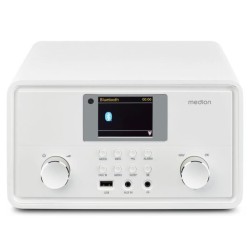 Radio Internet - MEDION - DAB - Bluetooth - 2x10W RMS - Blanc