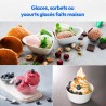 MEDION Machine a glace avec compresseur (convient pour la préparation