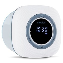Radio de Douche - MEDION - FM - Bluetooth - IPX6 - Ventouse de fixatio