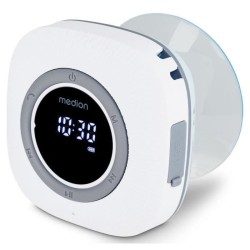 Radio de Douche - MEDION - FM - Bluetooth - IPX6 - Ventouse de fixatio