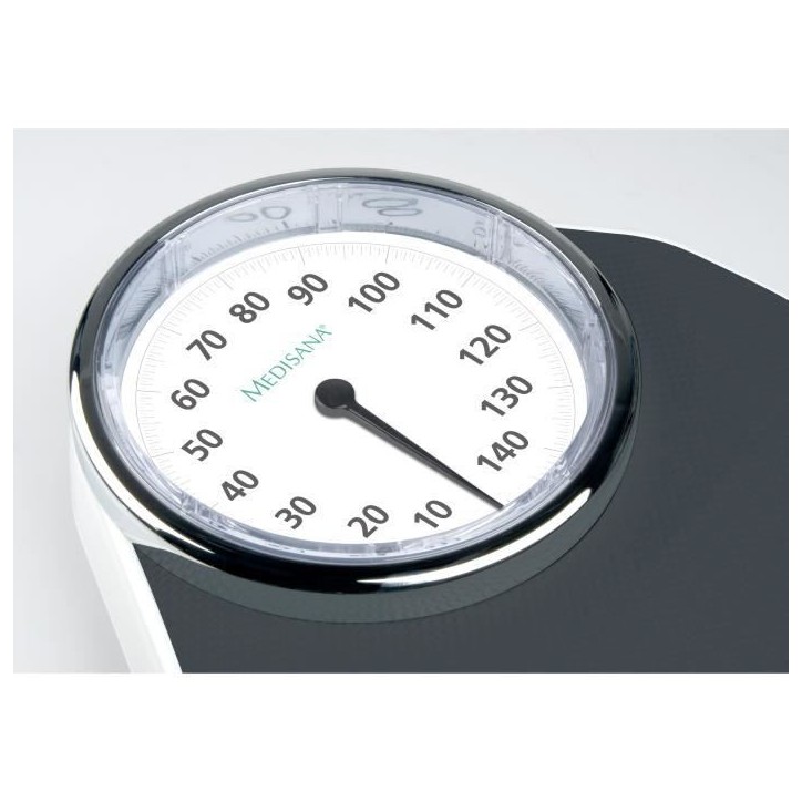 Pese-personne mécanique MEDISANA PSD 4046 - Design rétro chic - Graduation 500g - Portée 150kg Pese-personne mécanique MEDISANA PSD 4046 - Design rétro chic - Graduation 500g - Portée 150kg