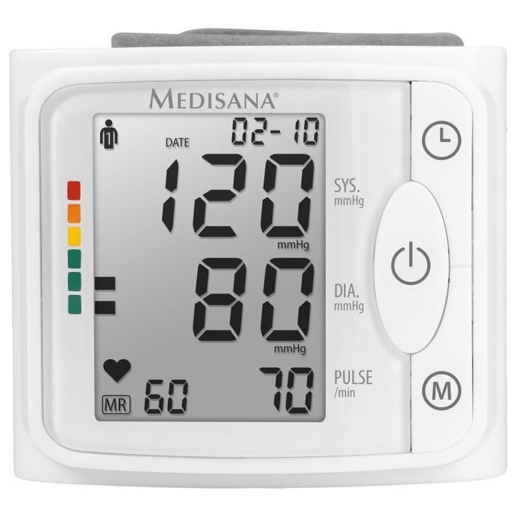 Tensiometre de poignet MEDISANA - BW 320 - mesure de l'arythmie - chiffres XL Tensiometre de poignet MEDISANA - BW 320 - mesure de l'arythmie - chiffres XL