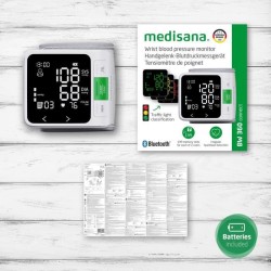 Tensiometre de poignet connecté - MEDISANA - BW 360 - 1,5 V - Disposi
