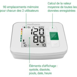 Medisana Tensiometre BU 512 Blanc