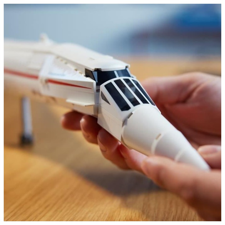 LEGO 10318 Exclu Cdiscount Icons Le Concorde, Maquette d'Avion a Construire pour les Adultes, Set de Véhicule d'Avion LEGO 10318 Exclu Cdiscount Icons Le Concorde, Maquette d'Avion a Construire pour les Adultes, Set de Véhicule d'Avion