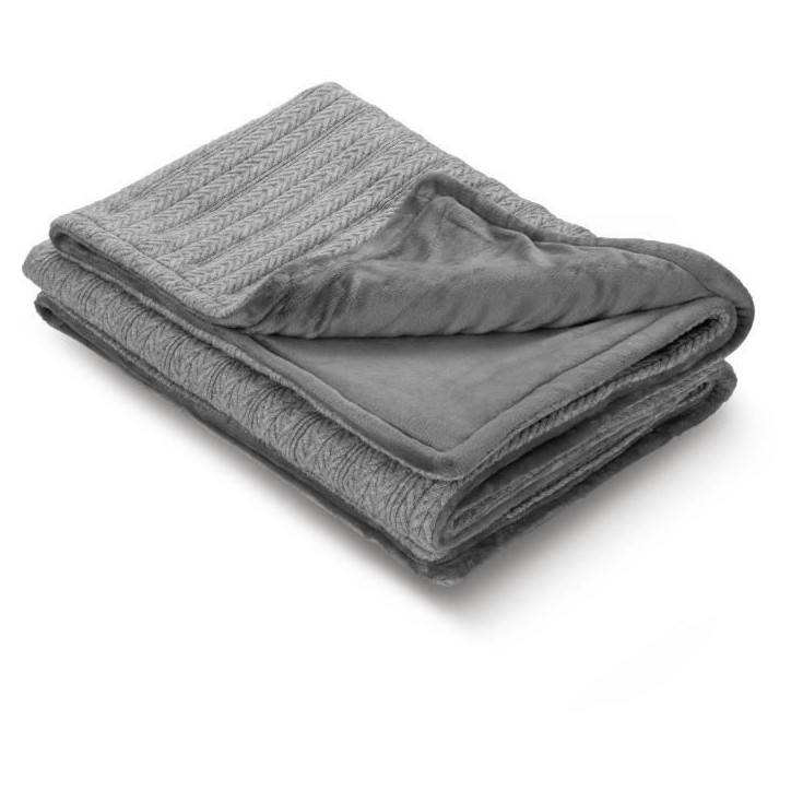 Couverture chauffante reversible en maille - MEDISANA - HB 680 - Chauffe rapide 120 W - Arret auto Couverture chauffante reversible en maille - MEDISANA - HB 680 - Chauffe rapide 120 W - Arret auto