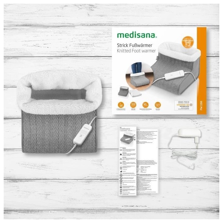 Chauffe-pieds - MEDISANA - FW 150 - 6 niveaux de température - Minuteur - Lavable - Rechauffe et soulage Chauffe-pieds - MEDISANA - FW 150 - 6 niveaux de température - Minuteur - Lavable - Rechauffe et soulage