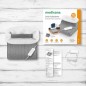 Chauffe-pieds - MEDISANA - FW 150 - 6 niveaux de température - Minuteur - Lavable - Rechauffe et soulage
