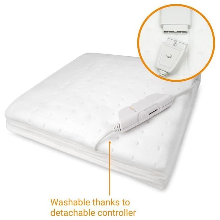 Surmatelas chauffant - MEDISANA - HU 662 - 2 zones chauffantes - Lavable - 6 niveaux de températures Surmatelas chauffant - MEDISANA - HU 662 - 2 zones chauffantes - Lavable - 6 niveaux de températures