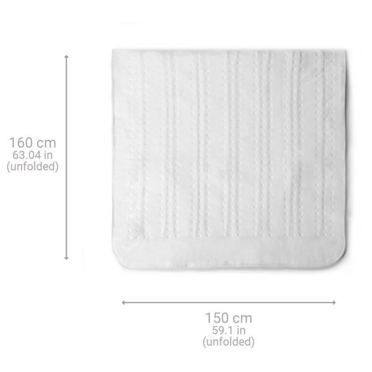 Surmatelas chauffant – Chauffe-lit 2 places– medisana HU 676 – lavable – 4 niveaux de températures - arret automatique Surmatelas chauffant – Chauffe-lit 2 places– medisana HU 676 – lavable – 4 niveaux de températures - arret automatique