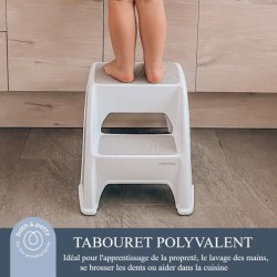 Tabouret marchepied - DREAMBABY - Toddler & Me 2 Up - Antidérapant et