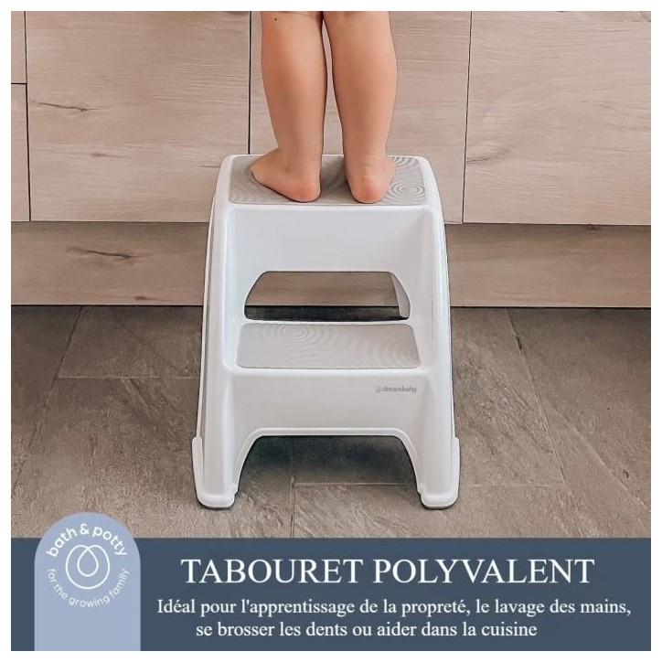 Tabouret marchepied - DREAMBABY - Toddler & Me 2 Up - Antidérapant et texturé - Jusqu'a 135kg pour les petits et les adultes - Tabouret marchepied - DREAMBABY - Toddler & Me 2 Up - Antidérapant et texturé - Jusqu'a 135kg pour les petits et les adultes -
