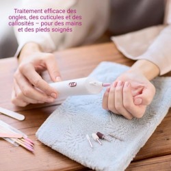 Kit de manucure / pédicure sans fil - MEDISANA - MP 900 - 5 accessoir