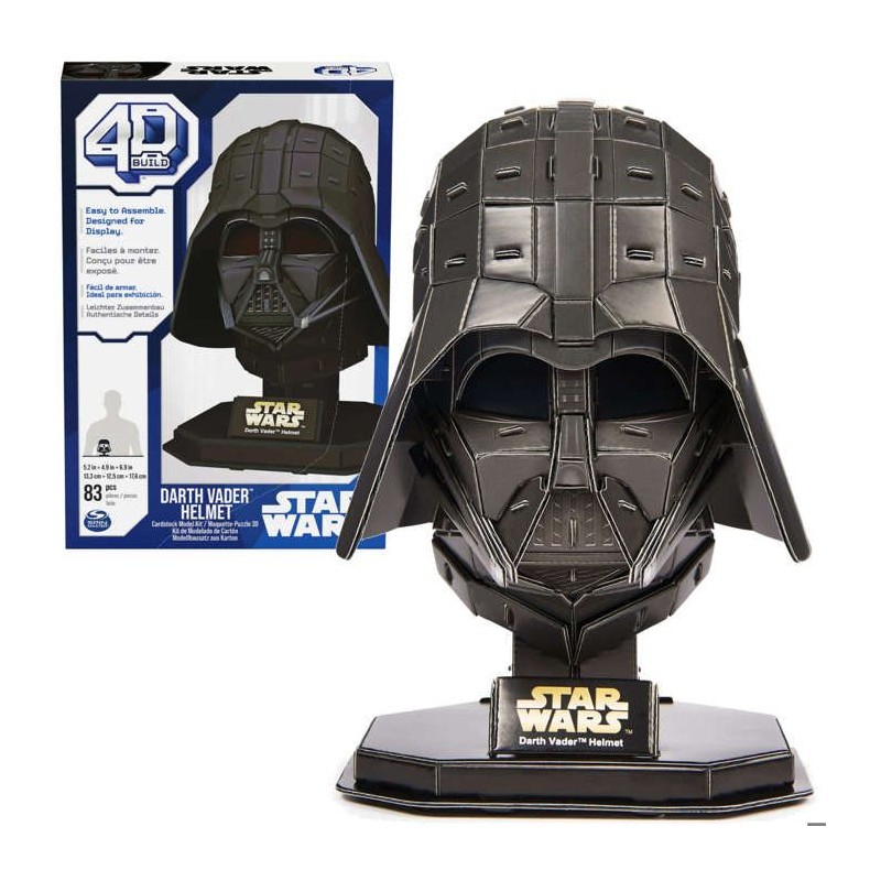 Spin Master Puzzle 4D Build Star Wars Star Wars Casque de Dark Vador m Spin Master Puzzle 4D Build Star Wars Star Wars Casque de Dark Vador m