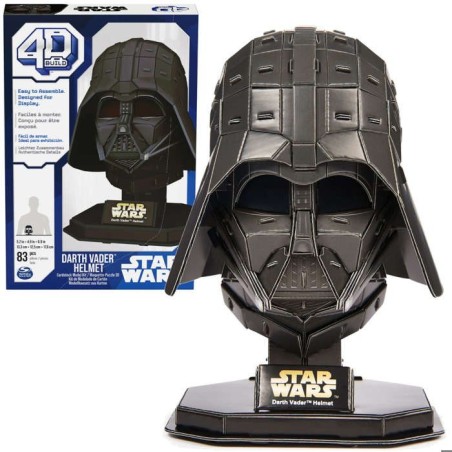 Spin Master Puzzle 4D Build Star Wars Star Wars Casque de Dark Vador m
