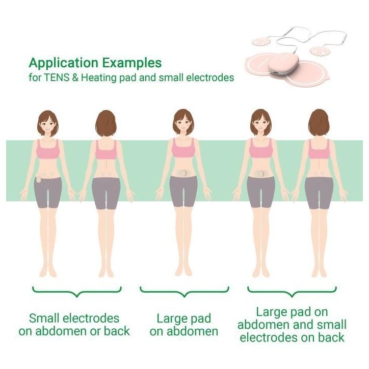 Appareil soulageant les douleurs menstruelles - MEDISANA - TT 250 TENS - 4 electrodes - Ventre et dos - Beige Appareil soulageant les douleurs menstruelles - MEDISANA - TT 250 TENS - 4 electrodes - Ventre et dos - Beige
